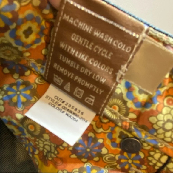 Paige Skyline Dark Blue Denim Distressed Straight Cut Jeans Size 24 Wome… - Picture 13 of 15